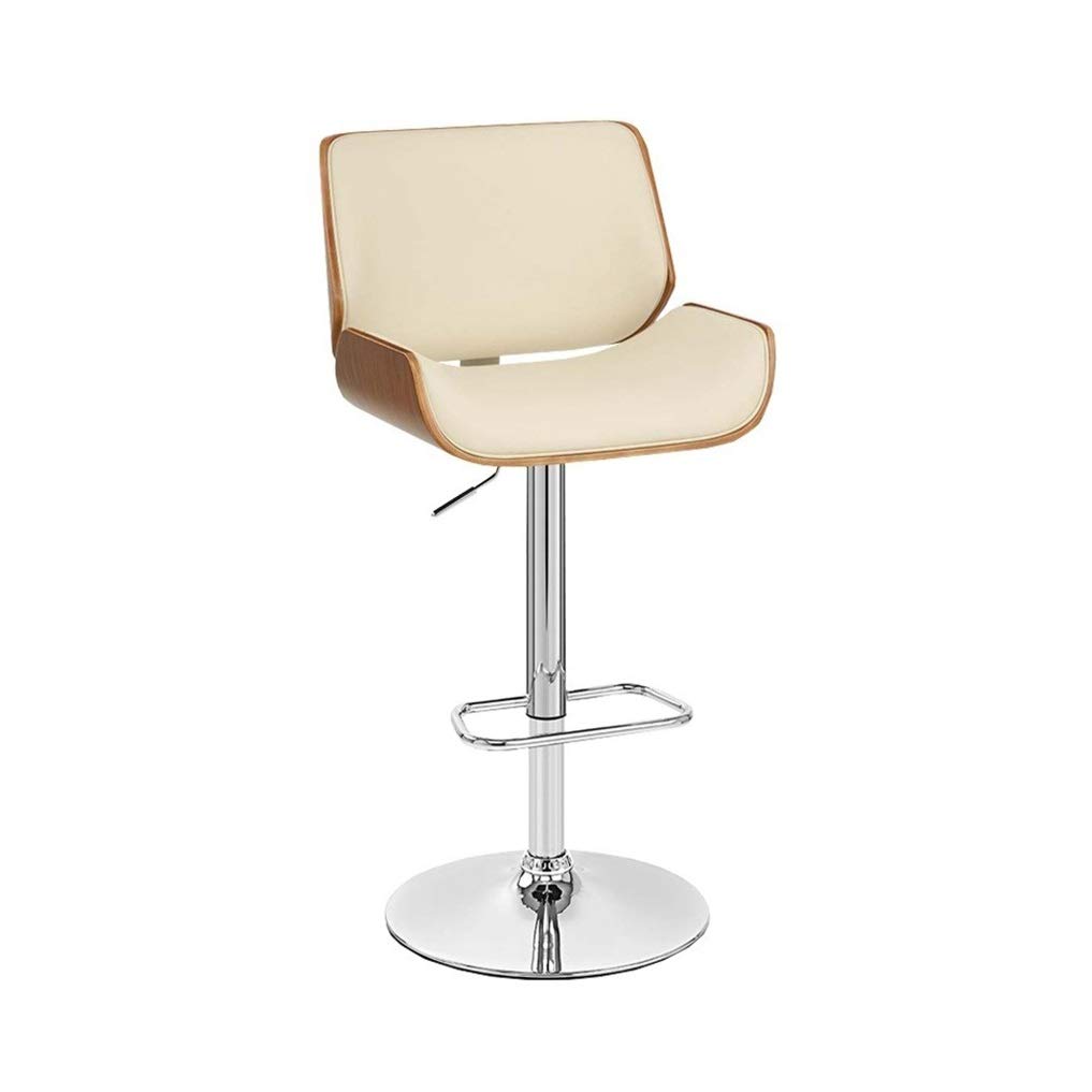 Tabouret de bar en bois massif au design rétro européen raffiné