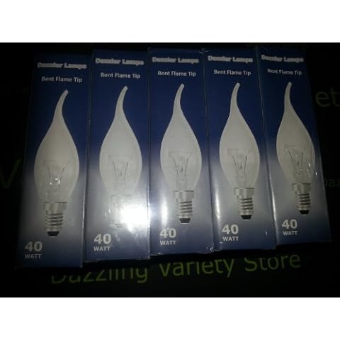 Dazzler E14 40W Decorative Flame Tip Bulbs Cover