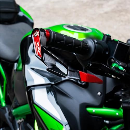 Guidon moto équipé de leviers frein embrayage orange YZFR6 YZF R1 R7
