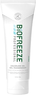 Biofreeze 13841 Pain Relief Gel, 4 oz. Tube, Cooling Topical Analgesic for Arthritis, Fast Acting and Long Lasting Pain Reliever Cream for Muscle Pain, Joint Pain, Back Pain, Colorless Formula