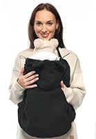 Mija - Tragecover, Universal Bezug für Baby Carrier/Tragetücher/Cape 4023 (Schwarz/Weiß)