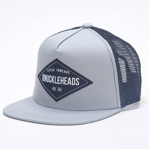 Knuckleheads Sun Cap Baby Boy Infant Trucker Hat Sun Mesh Baseball Cap Mesh Back Unisex Toddler Sun Hat (M 2-5 Years, Grady) #TOP7