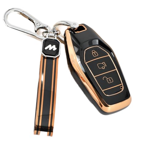 Image of Premium Car keycover for Mahindra XUV-500 Push Start Key (Smartkey)