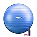 Amazon Brand - Umi - Pelota de Ejercicio Gym Ball para Fitness, Yoga, Pilates, Embarazo y Sentarse, Talla L (58-65cm)