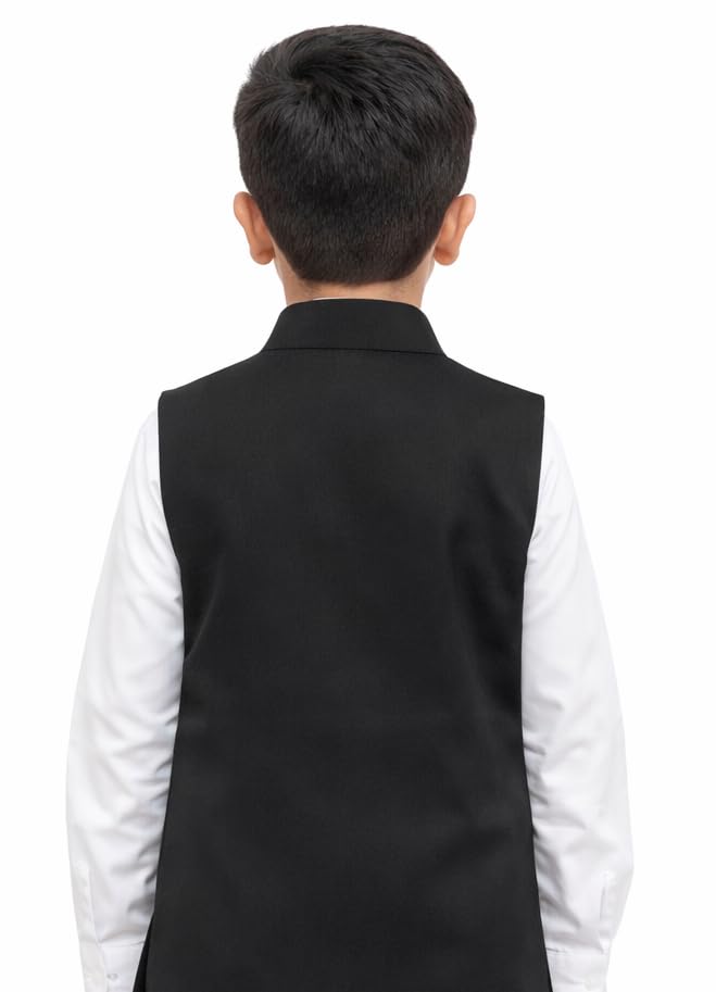 Image of BABY BOSS Stylish & Soft Sleeveless Waistcoat Nehru Jacket for Kids Boys