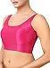 Madhu Fashion Womens Solid Pattern Sleeveless Padded Readymade Saree Blouse (Pink; 34)