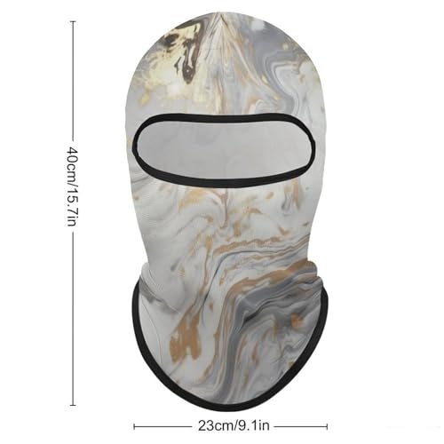 Máscara facial de pasamontaña amarilla para hombre y mujer, protección solar, transpirable, cubre todo el rostro y cuello para senderismo, ciclismo, running y conducción miniatura 2