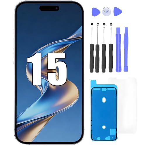 Facile installazione: incluso uno schermo LCD per iPhone 15 e tutti gli strumenti necessari per la sostituzione. Le istruzioni video per il supporto possono essere trovate su YouTube sotto la parola chiave 