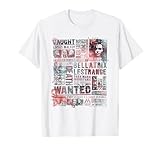 Harry Potter Death Eaters Most Wanted News Clippings T-Shirt