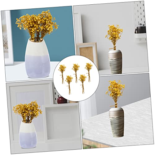 Bouquet de Flores Secas Gypsophila Natural 5 Piezas miniatura 2