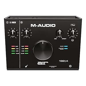 M-Audio AIR 192|4 – 2-in/2-uit Audio Interface met Studio Software, Studio-Grade FX & Virtuele Instrumenten