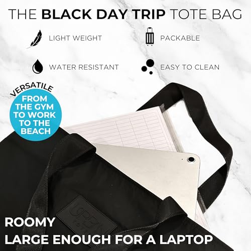 Beach Tote Bag with Zipper and Pockets4