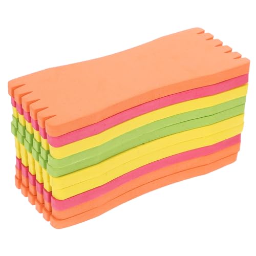 NAMOARLY Fishing Line Board Spool 10 Pcs Sponge Wrapped Wire Board Easy to Use for Fish Hooks Leaders