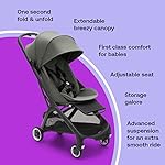 Bugaboo Butterfly - 1 Second Fold Ultra-Compact Stroller - Lightweight & Compact - Great for Travel - Forest Green - Image 4