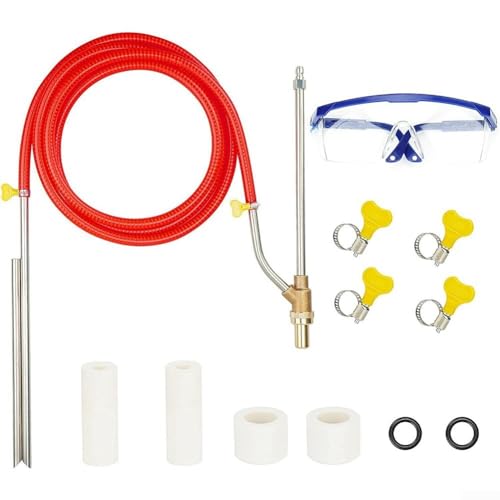 Kit sabbiatrice idropulitrice ad alta pressione, 5000 PSI idropulitrice per sabbiatrice a umido Kit di sabbiatura abrasiva senza polvere