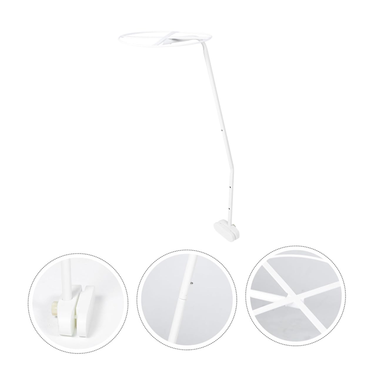 LIFKOME 2 Set Supporti per Baldacchino Lettino Ragazzo in Montaggio e Smontaggio Facile Barre per Zanzariera Culla Versatili e Pratiche