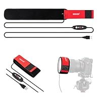 NEEWER 400mm Objektivheizung Objektiv Wärmer mit 3 Temperatureinstellungen, USB Lens Heater Warmer verhindert Tau Nebel und Kondensation bei DSLR Kameras Teleskopen Ferngläsern Astrofotografie, HW-17B