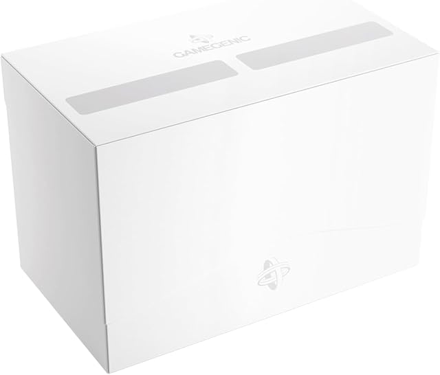 Gamegenic Double Deck Holder 200+ XL White - Caja para mazos