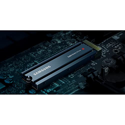 Image of Samsung 980 PRO SSD with Heatsink 2TB PCIe Gen 4 NVMe M.2 Internal Solid State Hard Drive, Heat Control, Max Speed, PS5 Compatible, MZ-V8P2T0CW