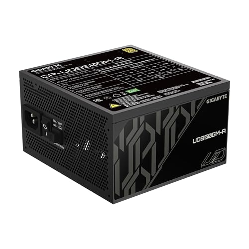Image of GIGABYTE 850W PSU - 80 Plus Gold Certified - Fully Modular Power Supply (GP-UD850GM-A)