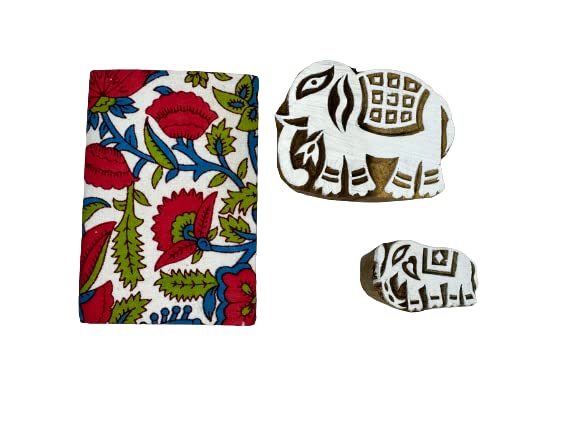 Hand Crafted Wooden Print Block, Wooden Stamps in Multidesign/Kids Learning, Printing Block with handmade paper note book (14) (B0C49GJM9W) Amazon Price History, Amazon Price Tracker