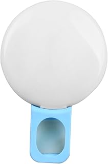 Lurrose Luz Led para Teléfono con Luz Led Anillo De Luz para Computadora Ligero USB Condujo Luz De Relleno del Teléfono Blue