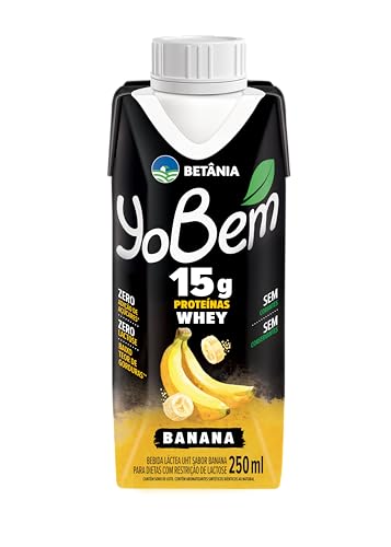 Betânia Yobem Bebida Láctea Uht Banana 15G De Proteínas 250Ml