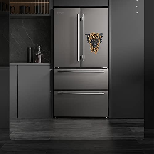 Medusa Snake Head Sculpture, Medusa Statue Golden Furniture Decoration, Greek Mythology Snake Hair Woman Wall Decoration, Porch Plaque Statue (Golden) #TOP5