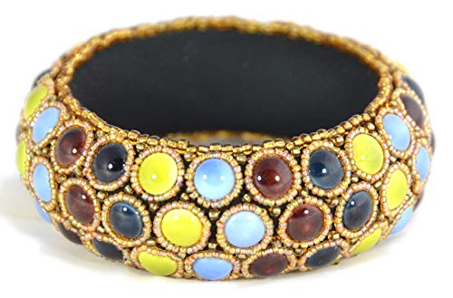 Bracelet fantaisie perles et porcelaine multicolore pour vos looks d'été