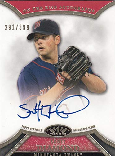 2013 Topps Tier One #ORA-SD1 Scott Diamond #ORA-SD1 Auto 291/399 Twins