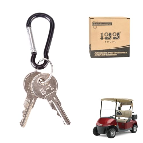 10L0L Golf Cart Ignition Keys for EZGO 1982-up Gas & Electric TXT RXV OEM 17063-G1 17063G1 2 PCS