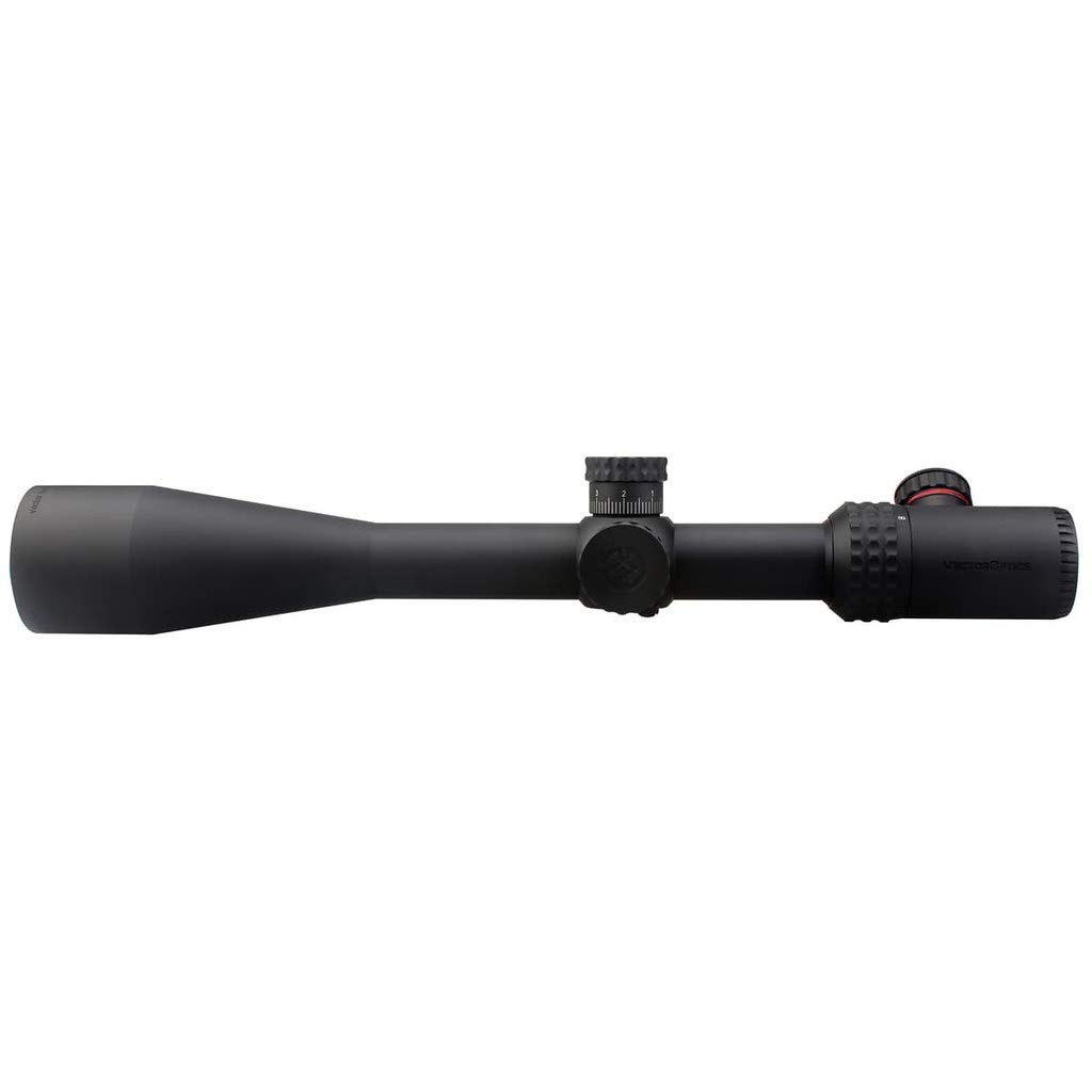 Vector Optics Sentinel 8-32x50 Second Focal Plane (SFP) Riflescope with Red & Green Illuminated Reticle, 30mm Tube, 1/8 MOA per Click Adjustment, Turret Lock System, Free Mount Rings