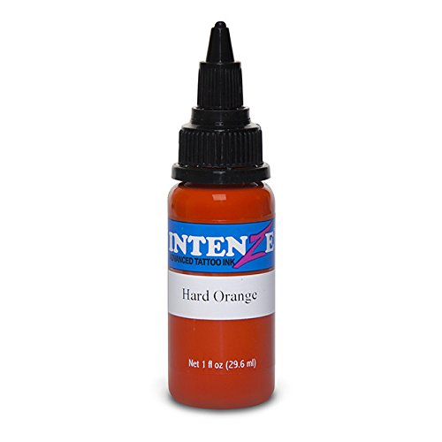 Intenze Tattoo Ink (Hard Orange), 1 Oz (30ML)
