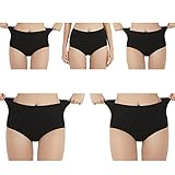 🌈Hoch tailierter Frauenslip ● Das Gewebe der Slips hat eine moderate Elastizität, ist formstabil und läuft nicht ein. Das breite Bunddesign bietet zusätzlichen Schutz für Ihren Bauch. Passt sich eng an die Taille an, reduziert optisch Fett und verleiht Ihnen attraktivere Kurven.