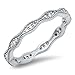 New Eternity Band Cubic Zirconia .925 Sterling Silver Ring Sizes 4-12