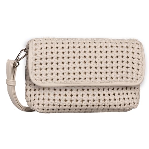 Gabor bags Katie Damen Umschlagtasche Umhängetasche Klein Weiß