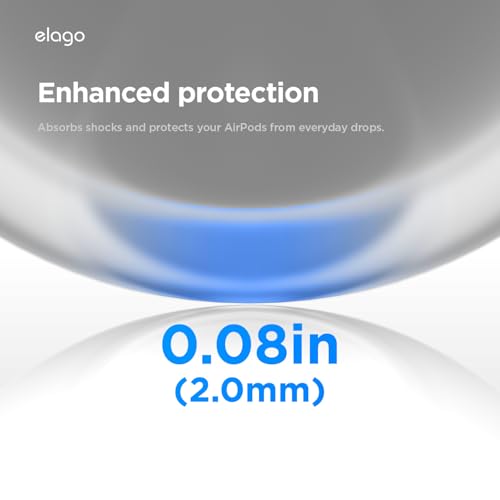 Image of elago AW5 Compatible with AirPods Pro 3 Case Cover - Classic Retro Handheld Game Console Design Case, Carabiner Included [Light Grey]