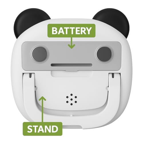 Image of AERYS Cute Panda Digital Kitchen Timer with Loud Sound - Large LCD Display, Magnetic Back, Adorable Animal Design - Easy Paw Buttons, Countdown Timer for Cooking, Kids, Study & Fitness