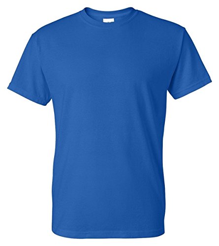 5.6 oz. 50/50 T-Shirt (G800) Royal Blue, S | Amazon.com