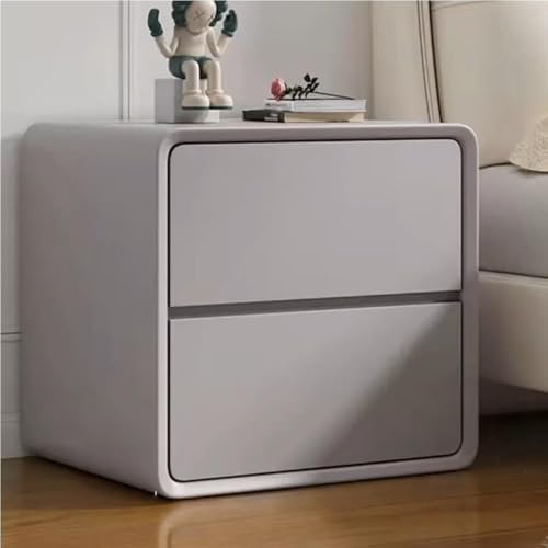 Modern Simple Wood Nightstand - 2-Drawer Bedside Table, Versatile Storage Cabinet for Bedroom & Living Room, Durable & Stylish Furniture Piece