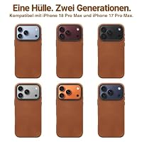 kingflag Lederhülle für iPhone 18 Pro Max/17 Pro Max, argentinisches Leder – Ansicht 3