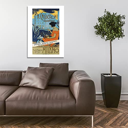 Poster Milan Adolf Hohenstein format extra large affiche encadrée mat d'archivage