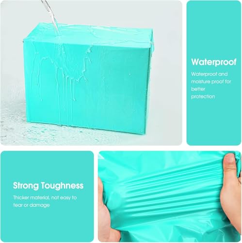 Image of Metronic Poly Mailers 24x24 300Pcs Large Shipping Bags for Clothes Plastic Mailers Strong Self Seal Adhesive Shipping Envelopes for Small Business Tear-resistant Mailer Bags Mailing Envelopes in Teal