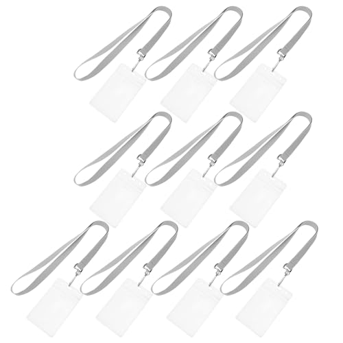 Colgador de identificación PLAFOPE ajustable con 10 fundas protectoras