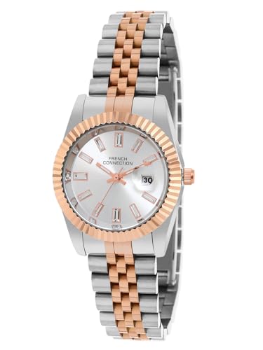 Image of French Connection Women's Silver Dial Analog Watch -FCN0119SRTM