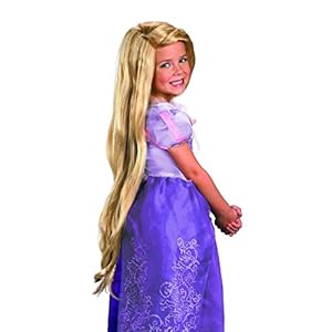 Disney Princesas – Accesorio Rapunzel Oficial Disney – Peluca Rubia Niñas – Disfraz Talla única