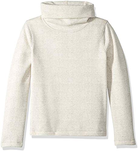 J.Crew Mercantile Women's Long Sleeve Funnelneck Glen Plaid Pullover (XS, Heather Shale)