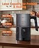 2026 4-in-1 Electric Milk Frother, Automatic Milk with Hot Froth, Heat Milk, Cold Froth & Hot Chocolate Modes and Large Capacity, Magnetic Foam Technology Coffee Frother for Latte & Cappuccino