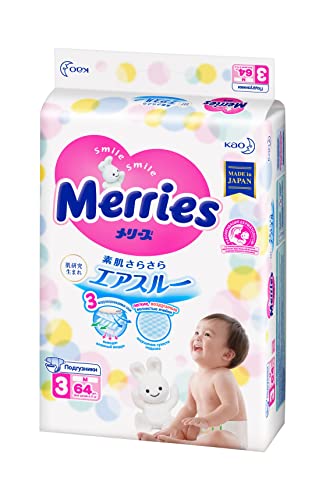Japanese diapers - nappies Merries M 6-11 kg
