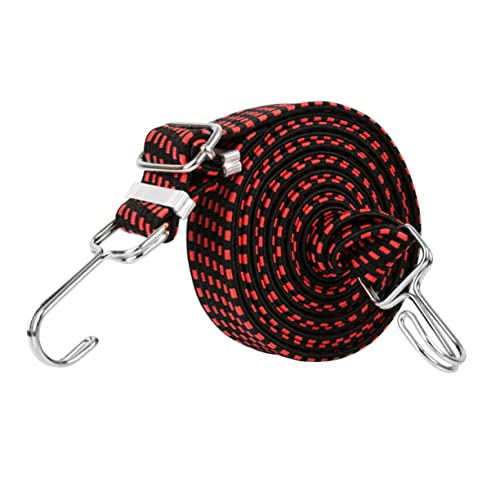 Angoily Correa Elástica De Alta Elasticidad para Equipaje Metros Cinta De Sujeción Portátil para Maletas y Bolsas para Viajes y Uso Doméstico Color Rojo